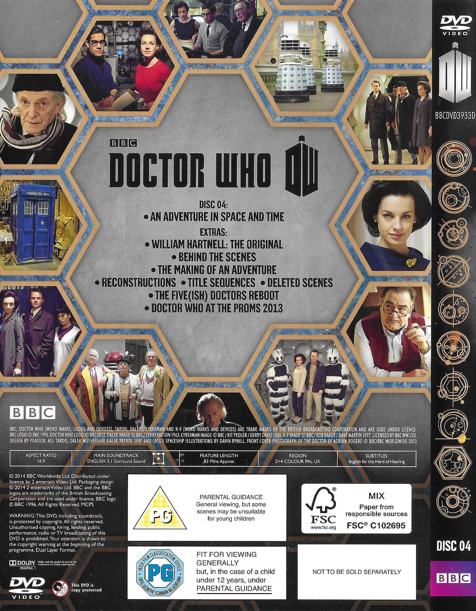 Back cover of BBCDVD 3933 04